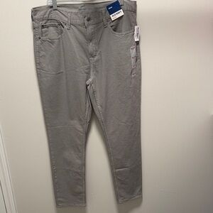 NWT Men’s Old Navy Built in Flex Gray Denim Jeans  Waist 36 Length 32 (36X32)